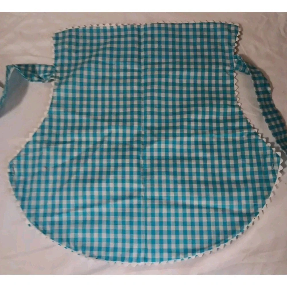 2 Vintage Aprons Handmade Waist Half‎ Kitchen Cooking Cottagecore Pockets READ
